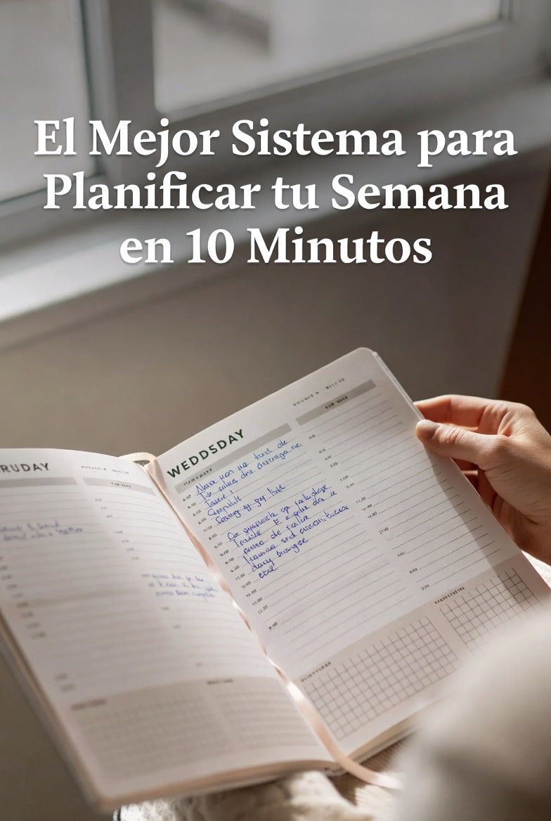 El Mejor Sistema para Planificar tu Semana en 10 minutos